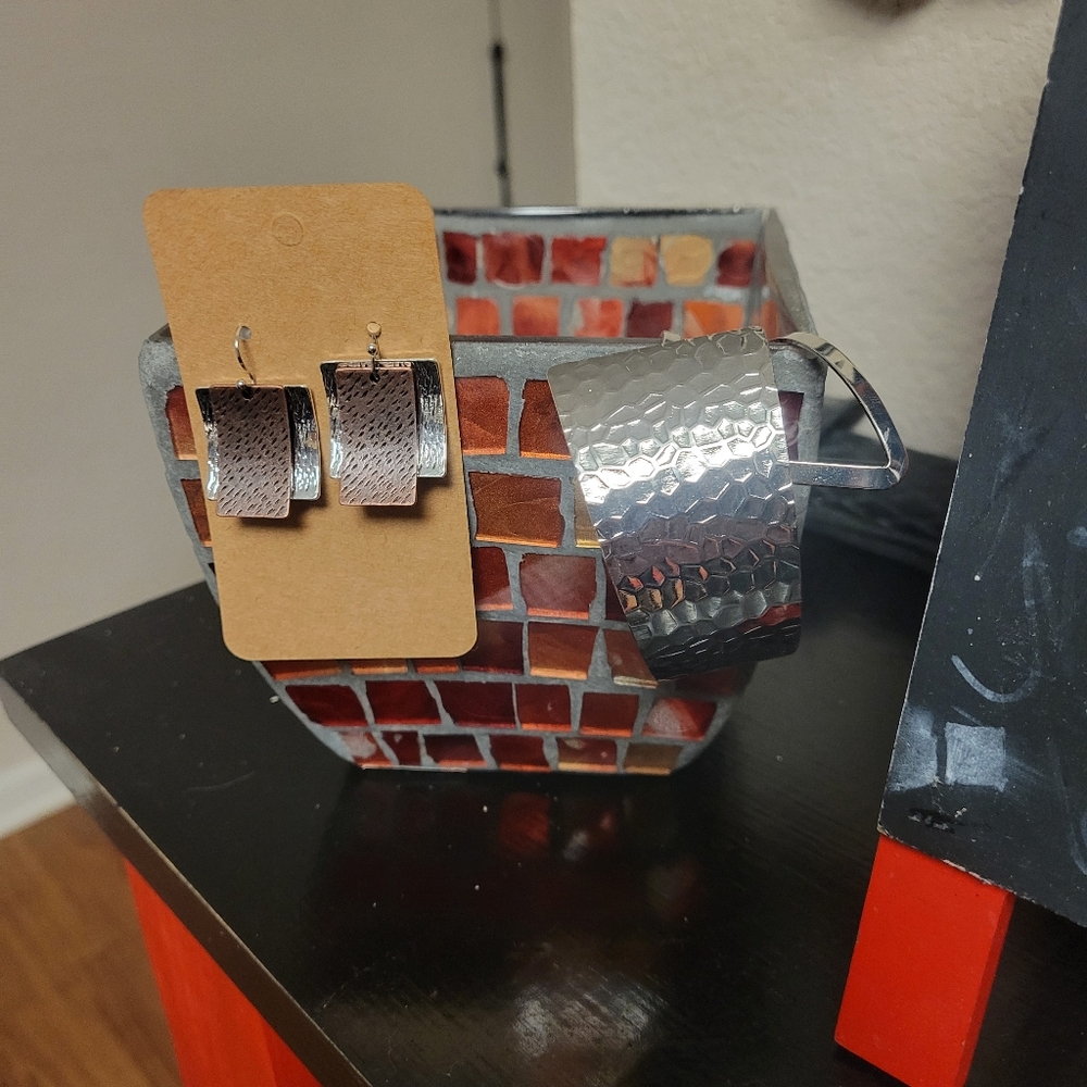 Brand new boho earrings and bracelet.